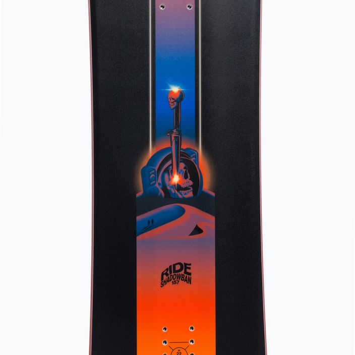 RIDE Shadowban snowboard negru-roșu 12G0030 5