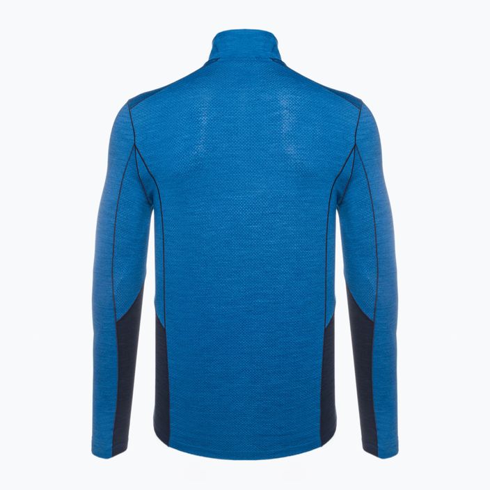 Tricou termic Smartwool Merino Sport LS 1/4 Zip pentru bărbați  albastru 11538 2