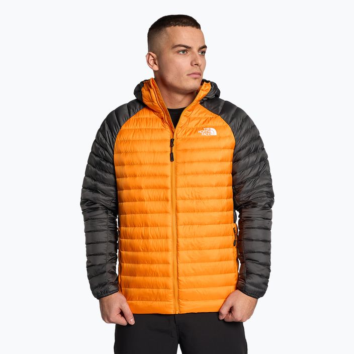 Jachetă din puf pentru bărbați The North Face Bettaforca LT Down Hoodie portocaliu NF0A7Z8F8M61