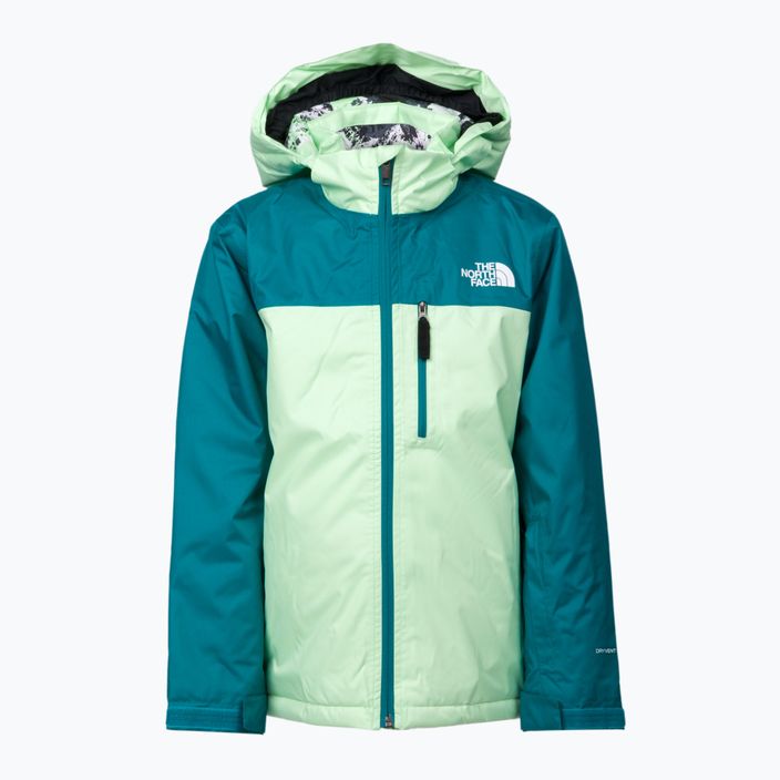 The North Face Teen Snowquest Plus Insulated jachetă de schi pentru copii turcoaz NF0A7X3O