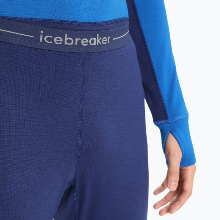 Pantaloni termici bărbați Icebreaker ZoneKnit 260 400 albastru marin IB0A56HG5971 4