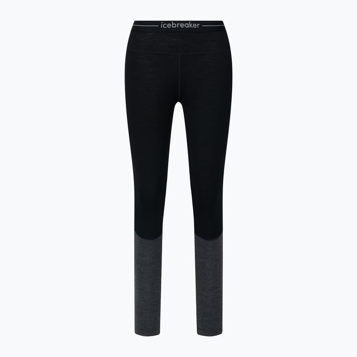 Pantaloni termici pentru femei Icebreaker ZoneKnit 200 001 negru/gri IB0A56HE0911 7