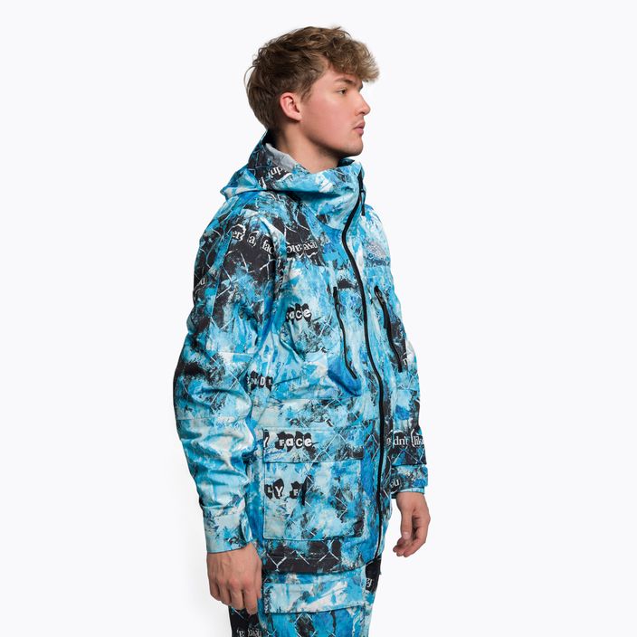 Jachetă de snowboard pentru bărbați The North Face Printed Dragline albastru NF0A7ZUF9C11 3