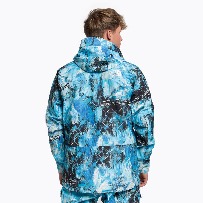 Jachetă de snowboard pentru bărbați The North Face Printed Dragline albastru NF0A7ZUF9C11 4