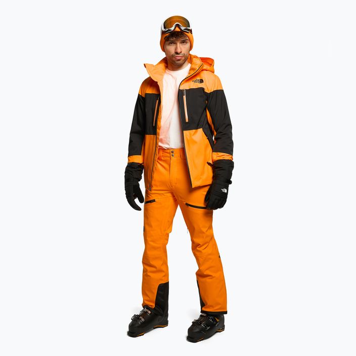 Jachetă de schi pentru bărbați The North Face Chakal portocaliu și negru NF0A5GM37Q61 2
