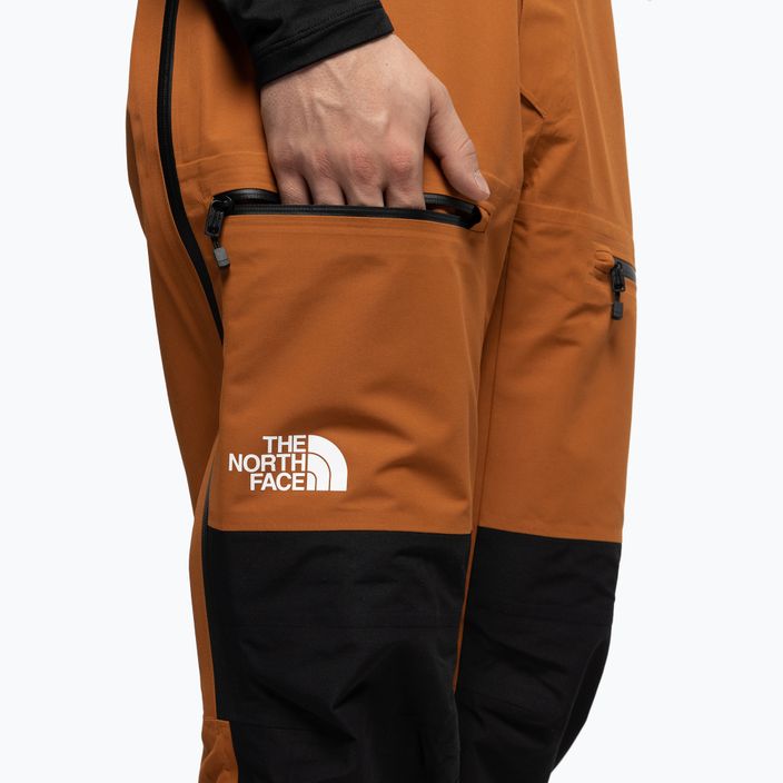 Pantaloni de snowboard pentru bărbați The North Face Ceptor Bib maro NF0A7T528141 6