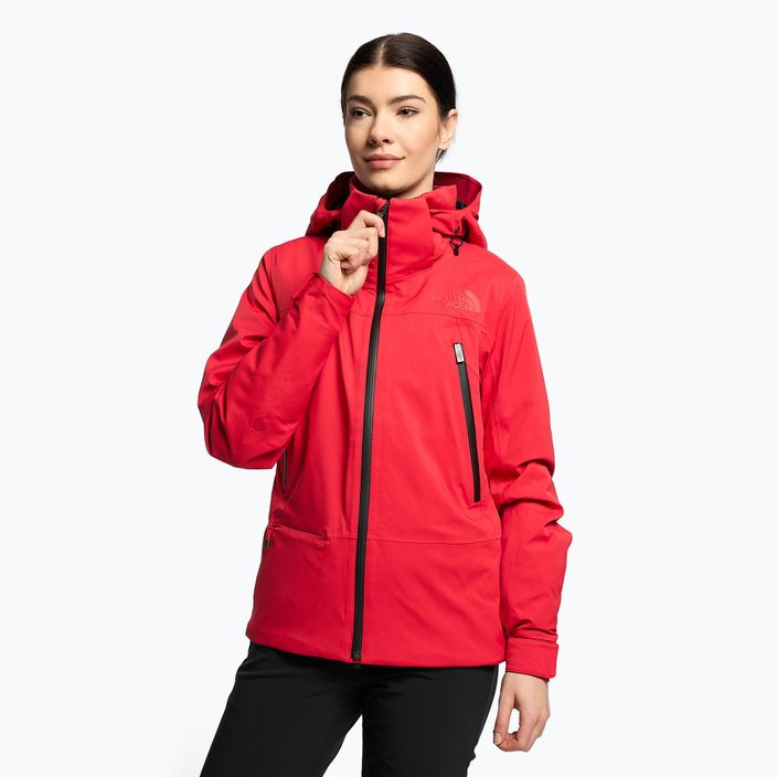 Jachetă de schi pentru femei The North Face Lenado roșu NF0A4R1M6821