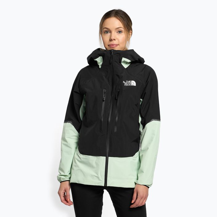 Jachetă de skate pentru femei The North Face Dawn Turn 2.5 Cordura Shell negru-verde NF0A7Z8T8521