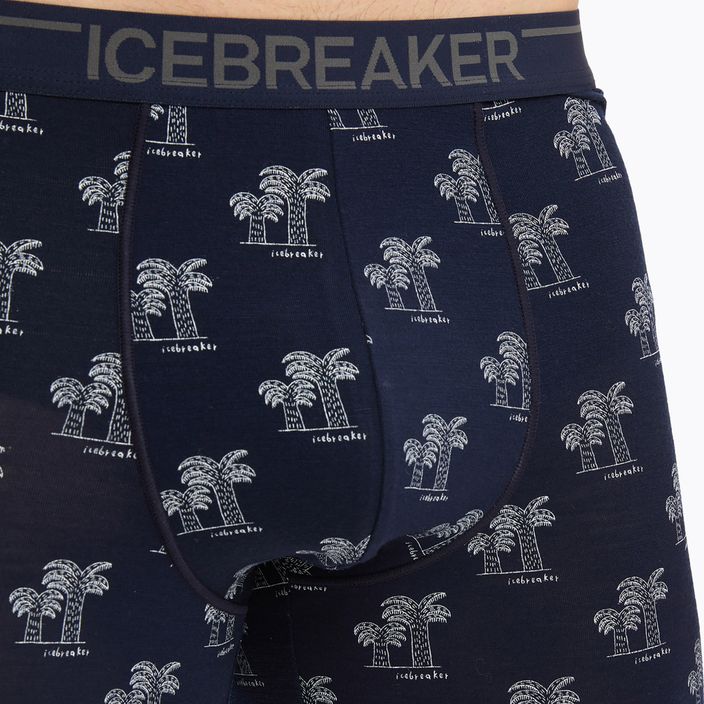Boxeri termici pentru bărbați icebreaker Anatomica albastru marin 103029 7