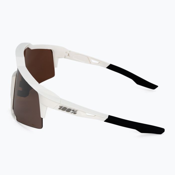 100% Speedcraft ochelari de ciclism cu oglindă alb mat/argintiu 60007-00006 5