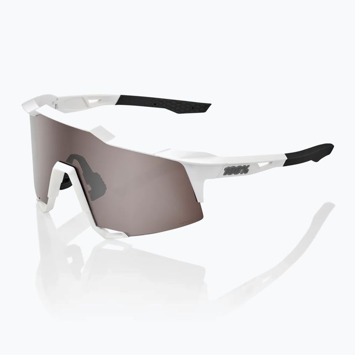 100% Speedcraft ochelari de ciclism cu oglindă alb mat/argintiu 60007-00006 7