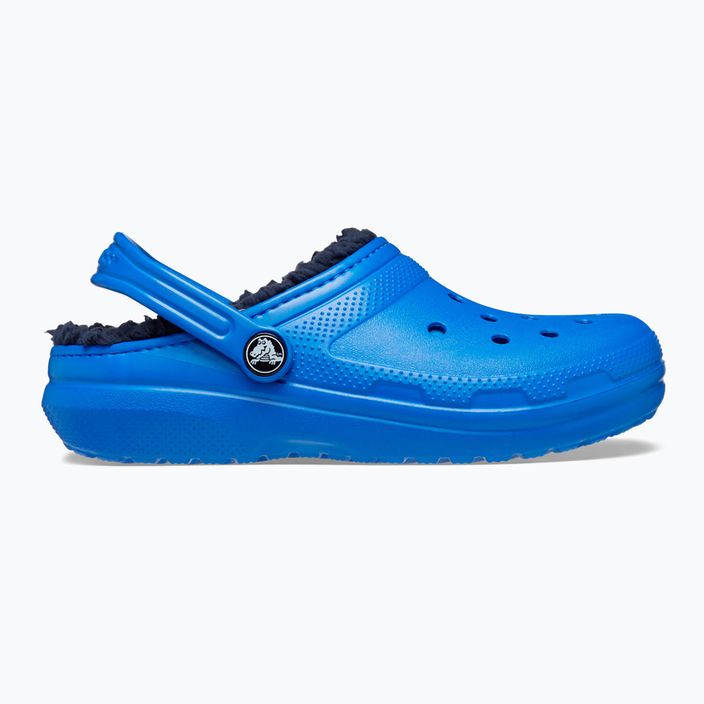 Papuci pentru copii Crocs Classic Lined blue bolt 10