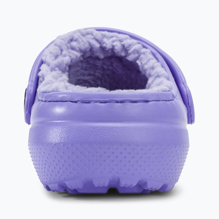 Papuci pentru copii Crocs Classic Lined digital violet 7