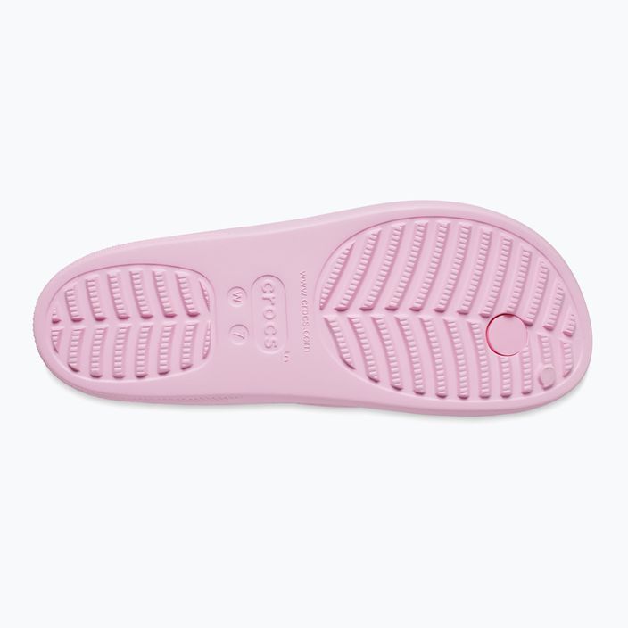 Flip flop-uri Crocs Classic Platform flamingo pentru femei 12