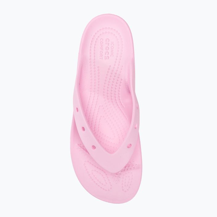 Flip flop-uri Crocs Classic Platform flamingo pentru femei 5
