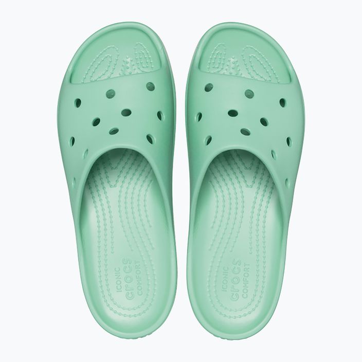 Șlapi de femei Crocs Classic Platform jade stone pentru femei 11