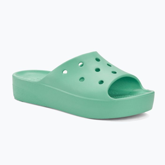 Șlapi de femei Crocs Classic Platform jade stone pentru femei