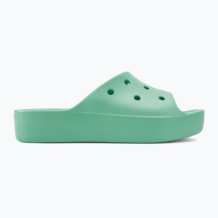 Șlapi de femei Crocs Classic Platform jade stone pentru femei 2