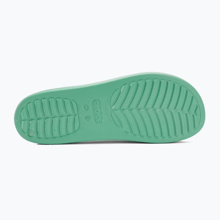 Șlapi de femei Crocs Classic Platform jade stone pentru femei 4