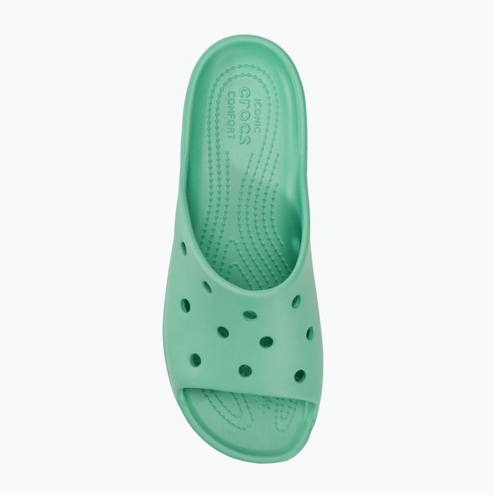 Șlapi de femei Crocs Classic Platform jade stone pentru femei 5