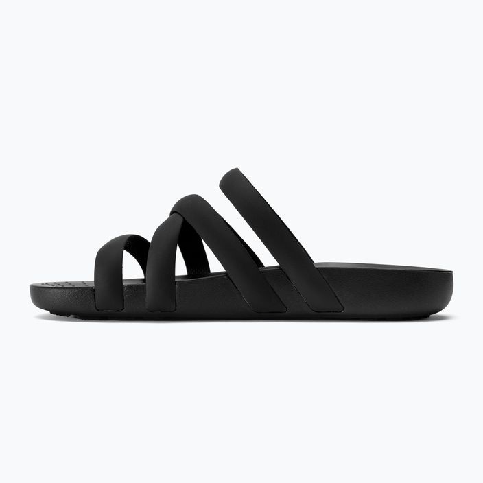 Sandale cu barete Crocs Splash pentru femei, negru 10
