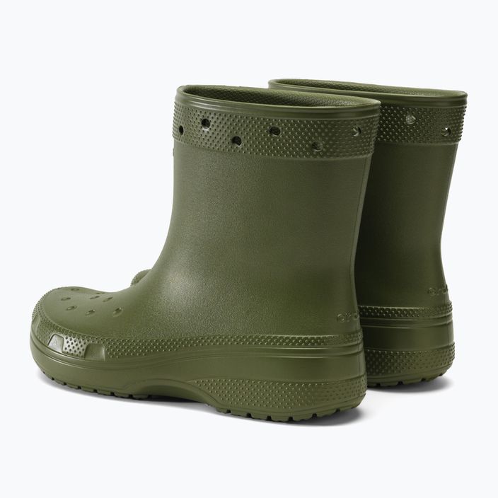 Crocs Classic Rain Boot armata verde de ploaie pentru bărbați wellingtons armata verde 3