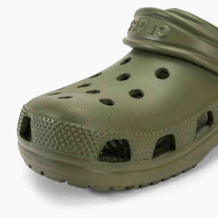 Papuci pentru copii Crocs Classic Clog Kids army green 8