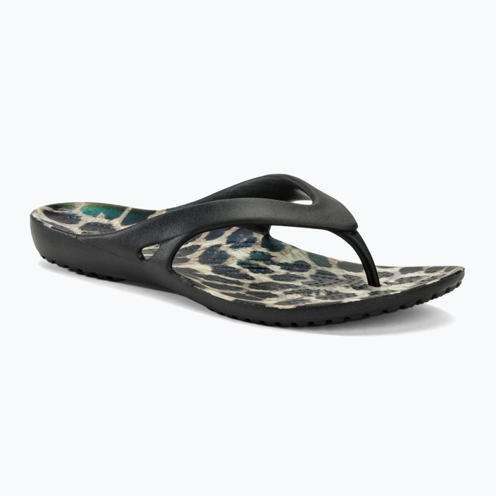 Papuci pentru Crocs Kadee II Graphic black/multi animal