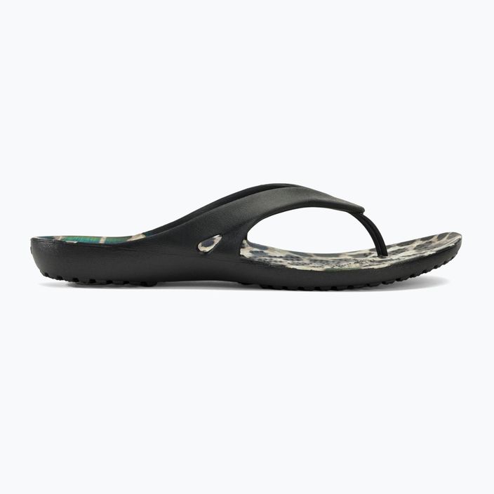 Papuci pentru Crocs Kadee II Graphic black/multi animal 2