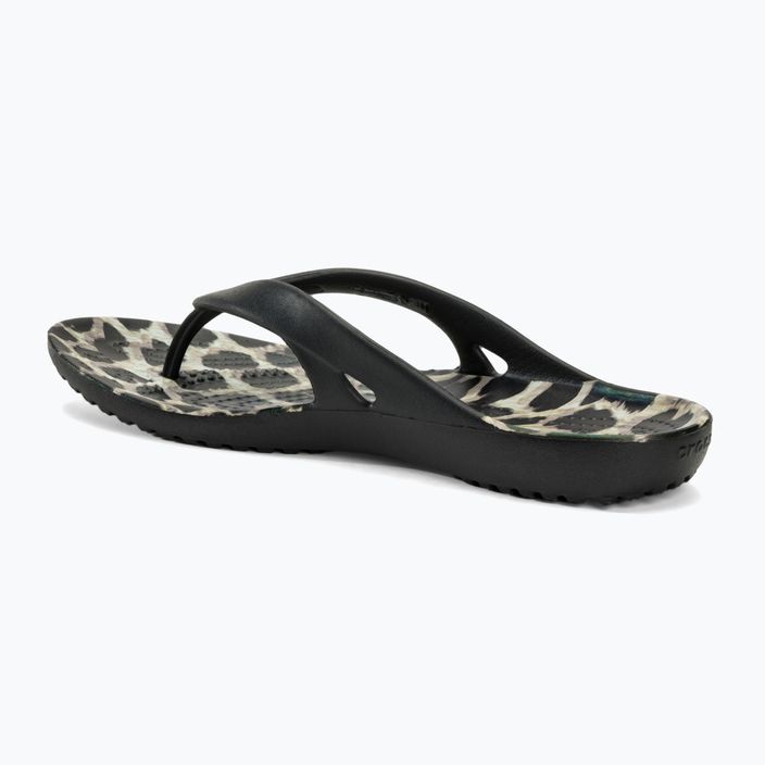 Papuci pentru Crocs Kadee II Graphic black/multi animal 3