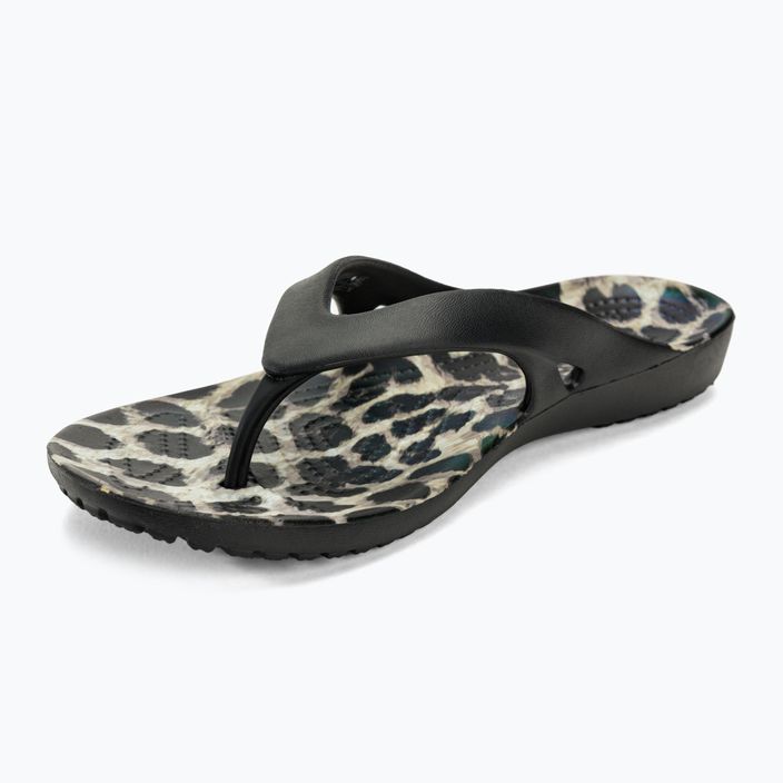 Papuci pentru Crocs Kadee II Graphic black/multi animal 7