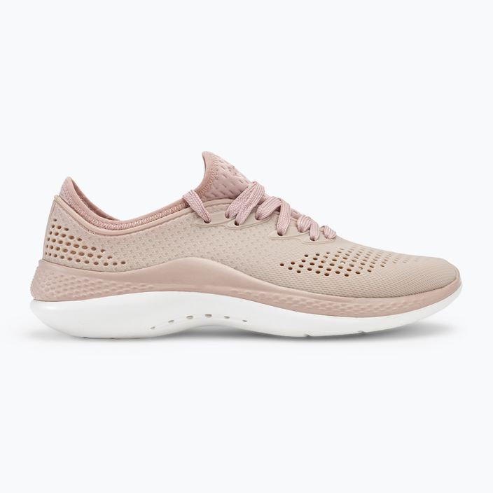 Pantofi de damă Crocs LiteRide 360 Pacer roz argilă/alb pentru femei 2