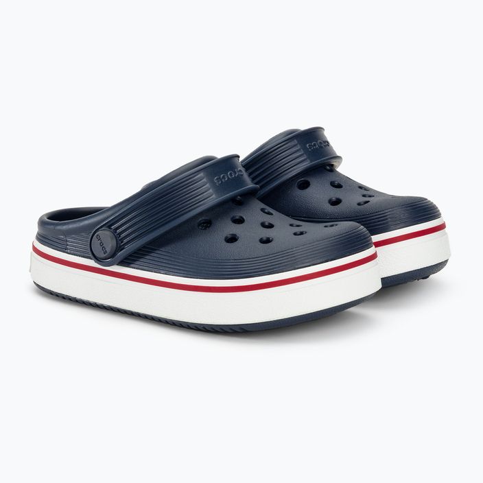 Papuci pentru copii Crocs Crocband Clean Of Court Clog navy/pepper 5