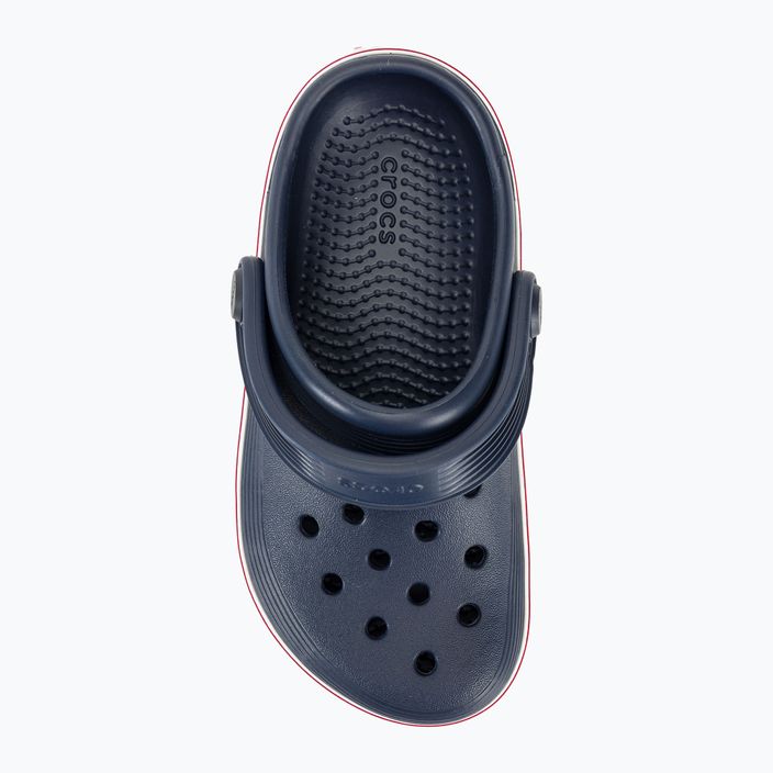 Papuci pentru copii Crocs Crocband Clean Of Court Clog navy/pepper 7