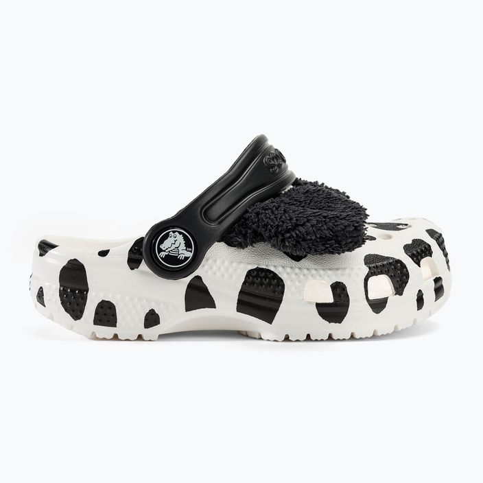 Papuci pentru copii Crocs Classic I AM Dalmatian white / black 3