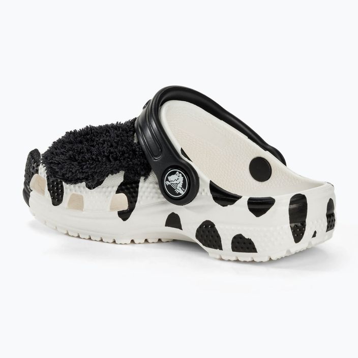 Papuci pentru copii Crocs Classic I AM Dalmatian white / black 4