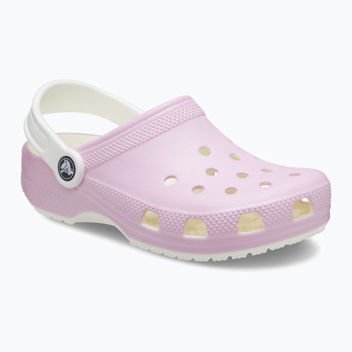 Crocs Classic Glow in the Dark flamingo flip-flops pentru copii 9