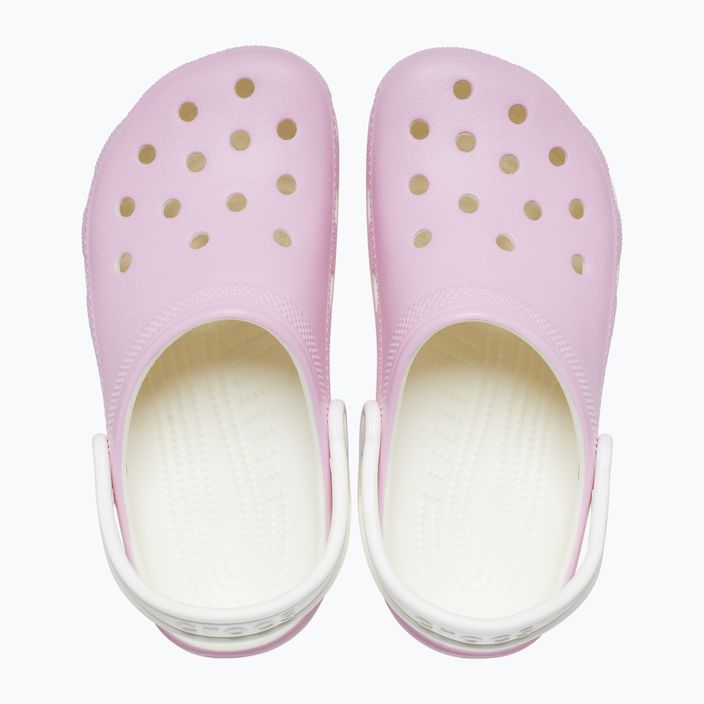 Crocs Classic Glow in the Dark flamingo flip-flops pentru copii 12