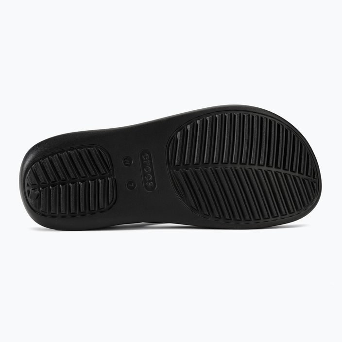 Papuci pentru femei Crocs Getaway Flip black 4
