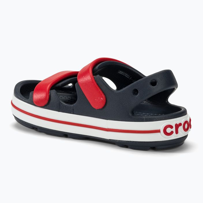 Sandale pentru copii Crocs Crocband Cruiser Kids navy/varsity red 3