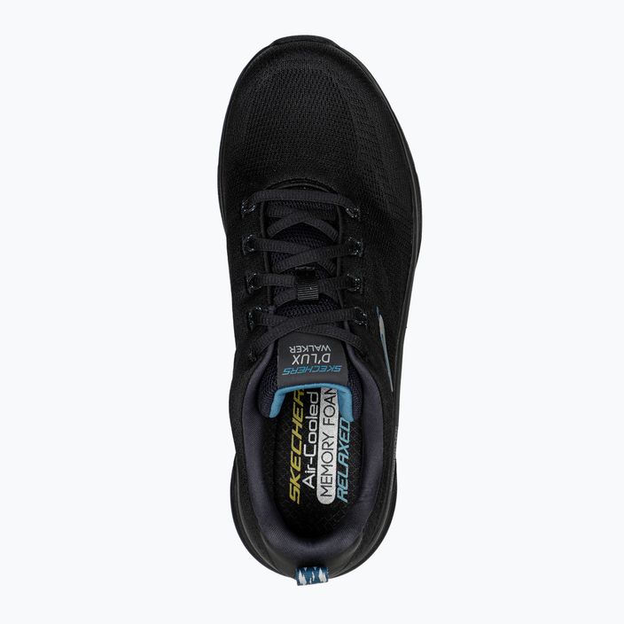 Pantofi SKECHERS bărbați D'Lux Walker Get Oasis negru/teal 9