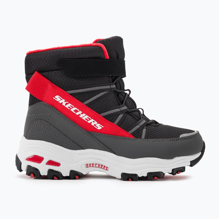 SKECHERS D'Lites cizme de trekking pentru copii negru/roșu 2