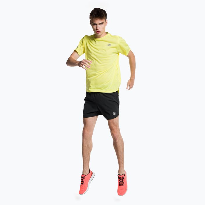 Tricou pentru bărbați New Balance Top Impact Run galben MT21262CSE 2