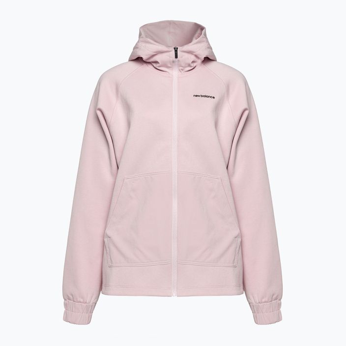 Jachetă de antrenament pentru femei New Balance Achiever Tech Fleece roz WJ31101SOI 5