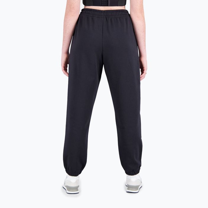 Pantaloni de antrenament pentru femei New Balance Essentials Essentials Stacked Logo French negru NBWP31530 3