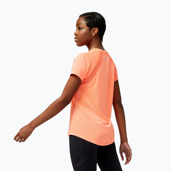 Tricou de alergare pentru femei New Balance Top Impact Run portocaliu NBWT21262 2