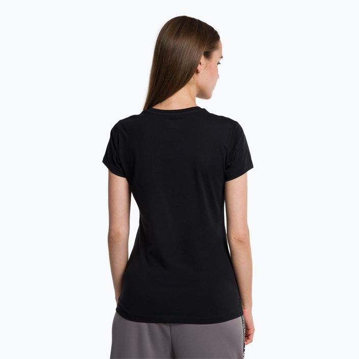 T-shirt pentru femei New Balance Essentials Stacked Logo Co neagră NBWT31546 3