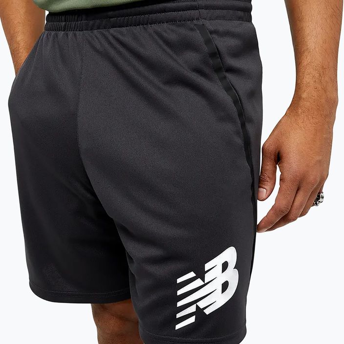 Pantaloni scurți de antrenament pentru bărbați New Balance Tenacity Football negru MS31127PHM 4