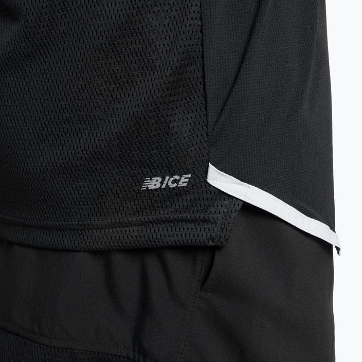 Bărbați New Balance Top Accelerate Pacer tricou de alergare negru MT31241BK 5