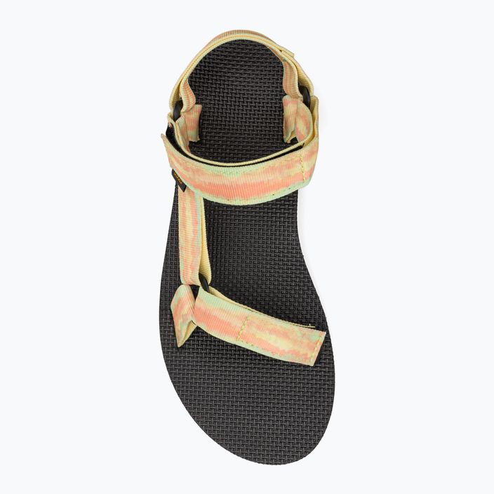 Sandale de trekking pentru femei Teva Original Universal Tie-Dye galben sorbet 6